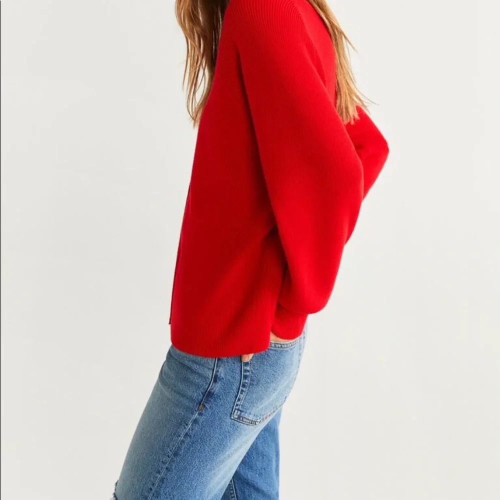 Mango Ribbed Knit Sweater - Picture 4 of 5